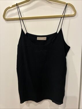 Everlane Black 100% Silk Cami Top